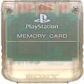 一般本体・周辺機器/周辺機器/PS1 専用メモリーカード クリスタル ( カードのみ ) 