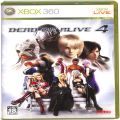 XBOX/XBOX 360/XBOX 360 デッドオアアライブ4 DEAD OR ALIVE4 ( 箱付・説付 )