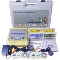 任天堂 スーパーファミコン/本体・周辺機器/SFC スーパーファミコン 本体 + ソフト4本 + キャリーバック ( 箱なし・説なし・付属品付 )