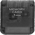 一般本体・周辺機器/周辺機器/PS1 専用メモリーカード 1Mega スモークブラック ( カードのみ )