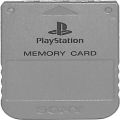 一般本体・周辺機器/周辺機器/PS1 メモリーカード グレー 傷有 ( カードのみ )