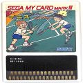 セガ マークIII/ゲームソフト/markIII グレートテニス GREAT TENNIS 傷有 ( カードのみ )