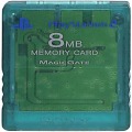 一般本体・周辺機器/周辺機器/PS2 専用メモリーカード エメラルド  ( カードのみ )