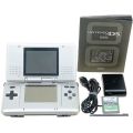 一般本体・周辺機器/本体/DS ニンテンドーDS プラチナシルバー  ( 本体のみ・ACとオマケ付 )