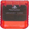 一般本体・周辺機器/周辺機器/PS1 メモリーカード チェリーレッド ( カードのみ )