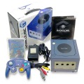 一般本体・周辺機器/本体/GC ゲームキューブ バイオレット ( 箱付・説付・付属品付 )