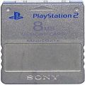 /PS2 専用メモリーカード 8MB サテン・シルバー ( カードのみ )
