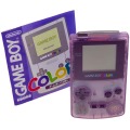 一般本体・周辺機器/本体/GBC ゲームボーイ カラー クリアパープル ( 箱なし・説付 )