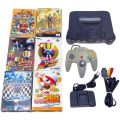 一般本体・周辺機器/本体/N64 ニ NINTENDO64 本体 + ソフト6本 ( 本体 + 付属品セット )