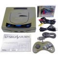 セガ サターン/本体・周辺機器/セガサターン本体 グレー 本体 HST-3210 傷有 ( 本体・説明書・付属品付 )