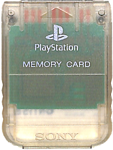 PS1 専用メモリーカード クリスタル ( カードのみ )  []
