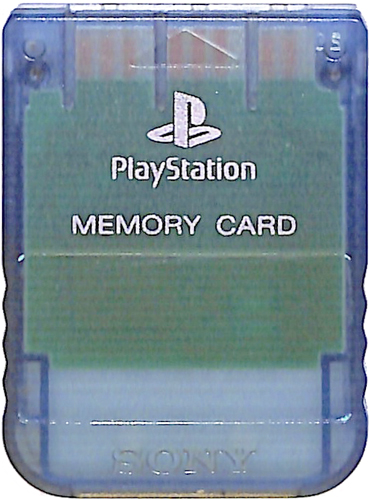 PS1 専用メモリーカード アイランドブルー ( カードのみ )  []