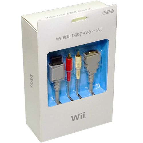 Wii 純正Wii専用D端子AVケーブル ( 箱付 ) []