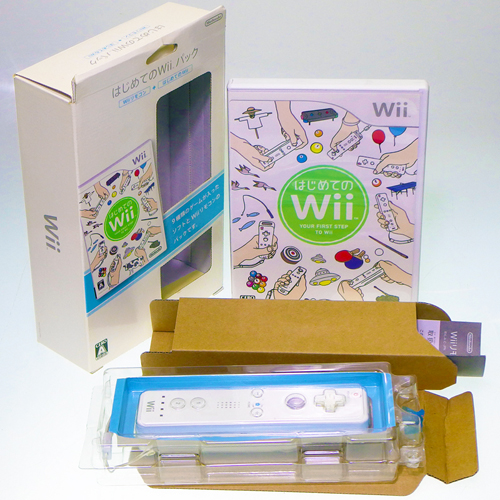 Wii はじめてのWiiパック タイプA ( 箱付・説付・Wiiリモコン同梱 ) 