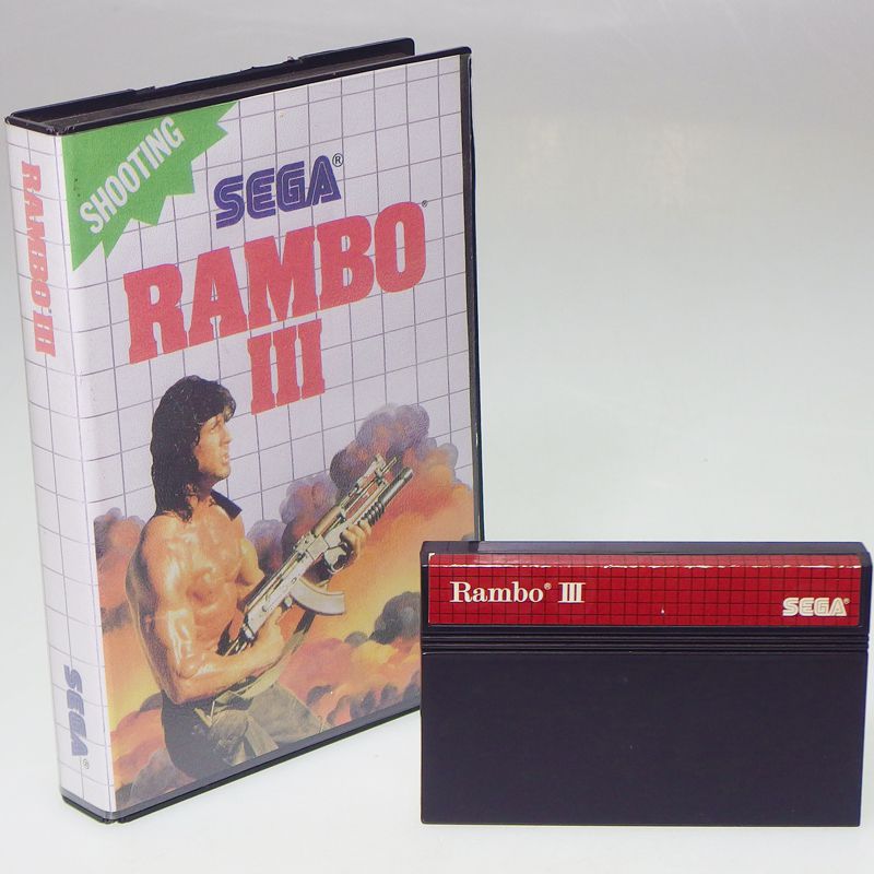 海外マスターシステム RAMBO III ランボー3 ( 箱有・説なし・ジャケットコピー )