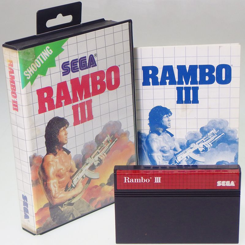 海外マスターシステム Rambo Iii ランボー3 傷有 箱有 説有