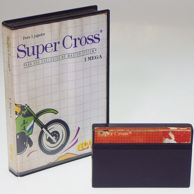 海外マスターシステム SUPER CROSS TEC TOY ENDURO RACER スーパークロス エンデューロレーサー テックトイ 白箱版 ( 箱有・説なし・ジャケットコピー )
