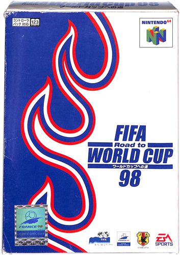 N64 フ FIFA ロードtoワールドカップ98 ワールドカップへの道 傷有 ( 箱付・説付 )