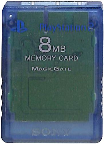 PS2 専用メモリーカード アイランド・ブルー ( カードのみ )