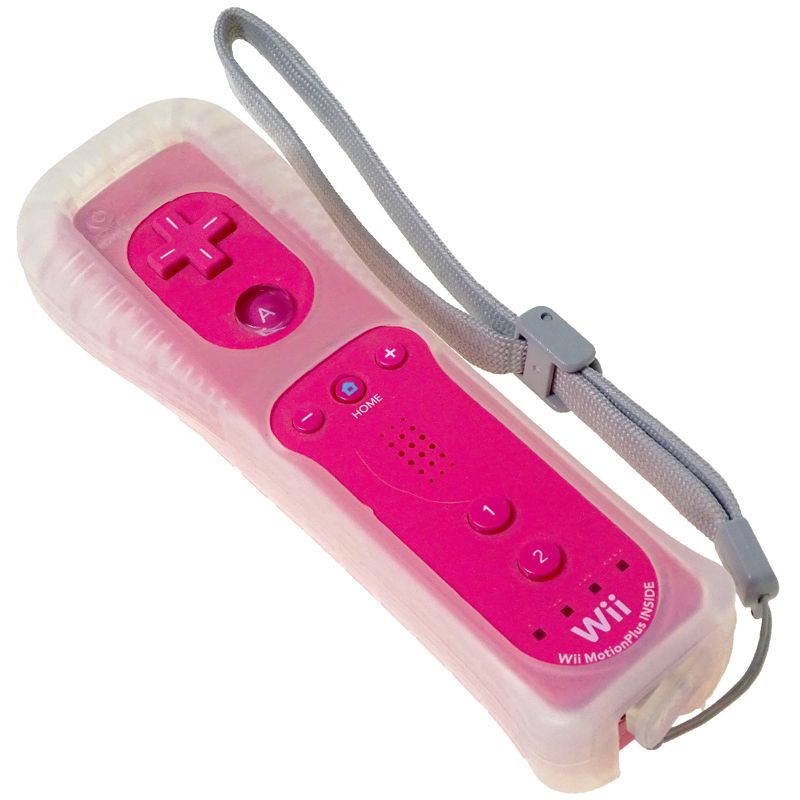 Wii リモコンプラス ピンク Wiiリモコンジャケット ( コントローラーのみ )