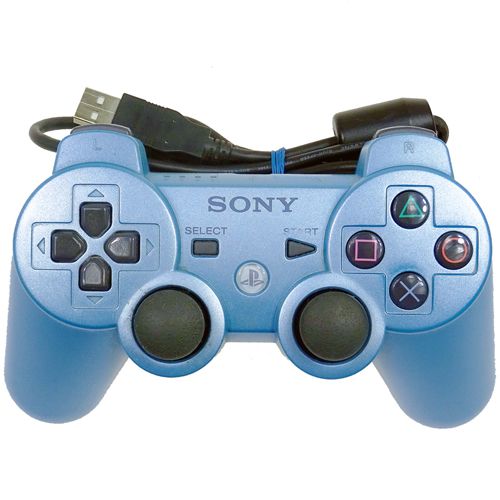 PS3 ワイヤレスコントローラ DUAL SHOCK3 スプラッシュ・ブルー ( コントローラーのみ )