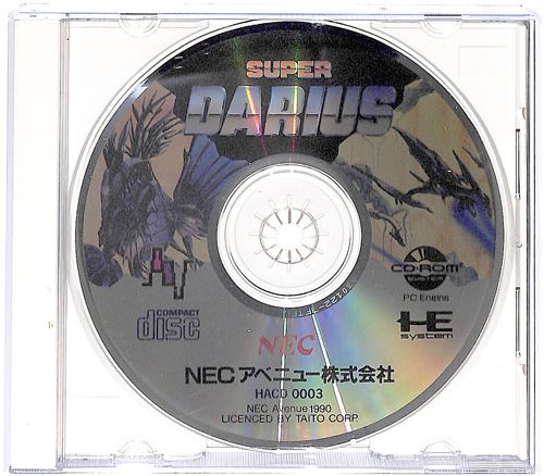 PCE CD-ROM2 スーパーダライアス ( 箱付・説なし ) []
