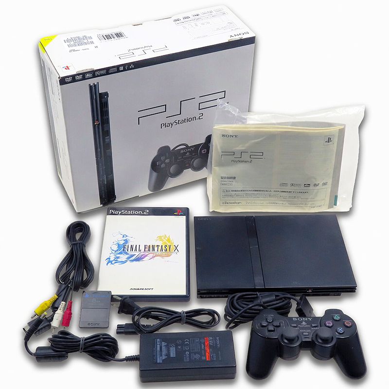 PS2 �v���C�X�e�[�V����2�{�� �`���R�[���u���b�N SCPH-70000CB ( �{�� + �t���i�Z�b�g ) []