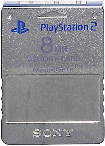 PS2 ��p�������[�J�[�h 8MB �T�e���E�V���o�[ ( �J�[�h�̂� )[]