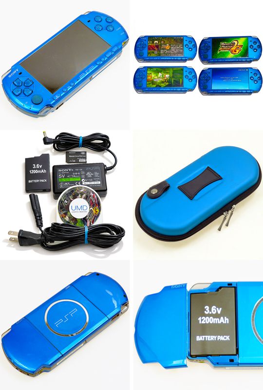 PSP �v���C�X�e�[�V�����E�|�[�^�u�� �o�C�u�����g�u���[ PSP-3000VB ( ���t�E���t�E�t���i�t[]