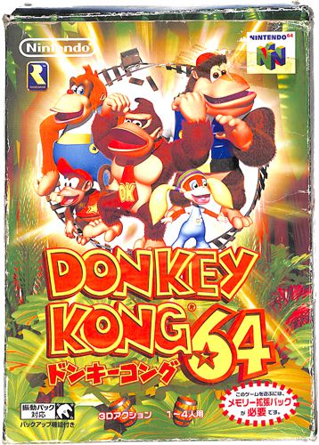 N64 ドンキーコング64 DK64 傷有 ( 箱付・説付 ) 