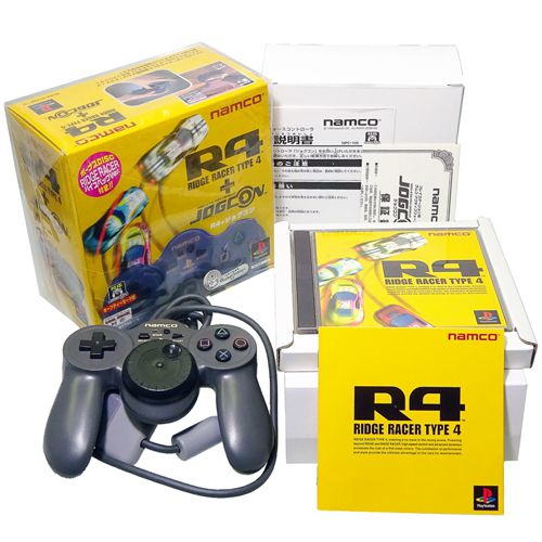 PS1 リッジレーサー タイプ4 R4+ジョグコン ( 箱付・説付 )