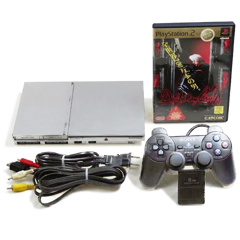 PS2 �v���C�X�e�[�V����2�{�� �T�e���V���o�[ SCPH-90000SS ���L ( �{�� + �t���i�Z�b�g ) []