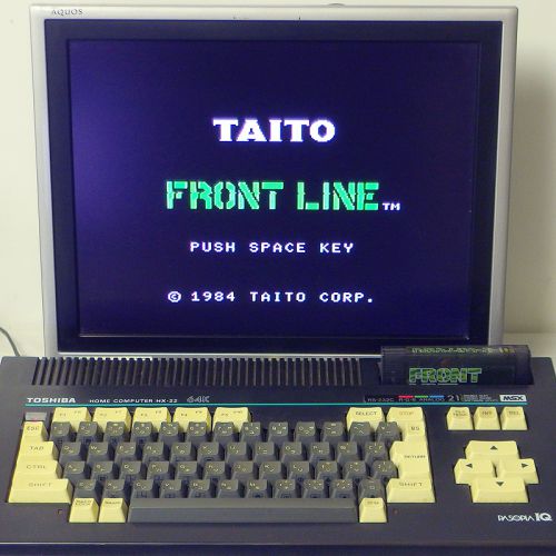 MSX 1 フロントライン FRONT LINE ( カセットのみ )[]