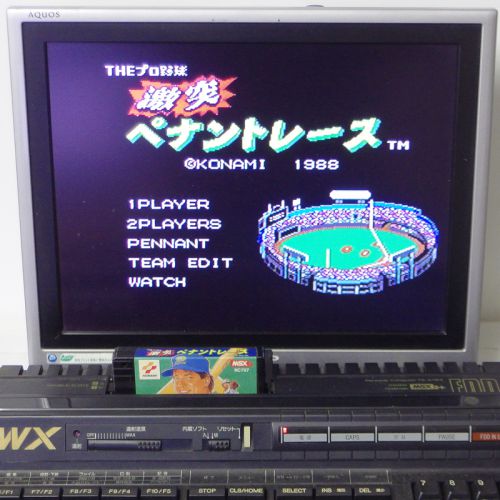 MSX 2 ザ THEプロ野球 激突ペナントレース PENNANT RACE ( カセットのみ )[]